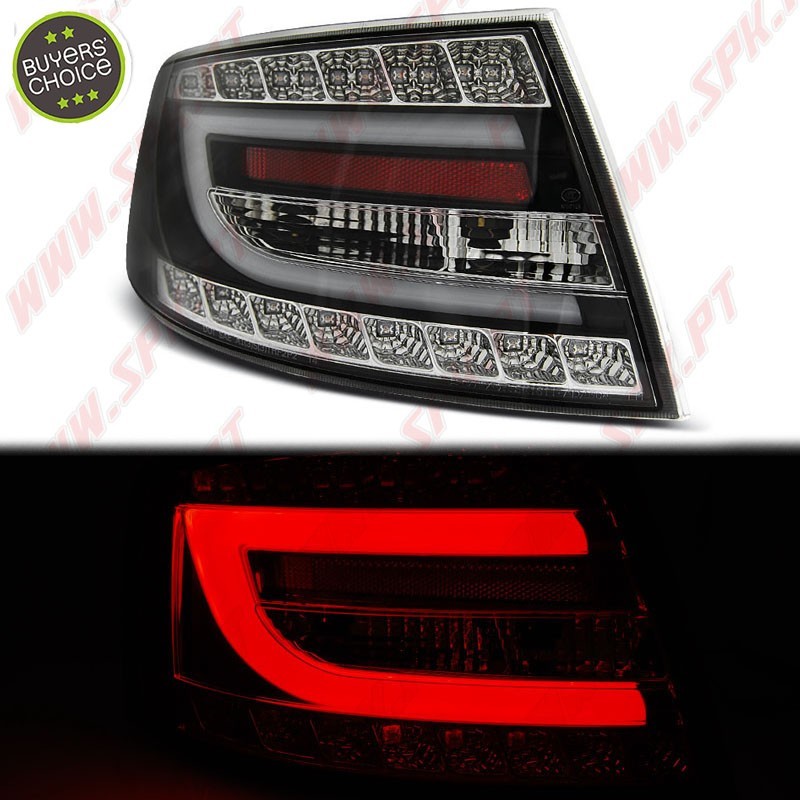 Farolins LED Black - Audi A6 C6 Sedan (2004-2008)