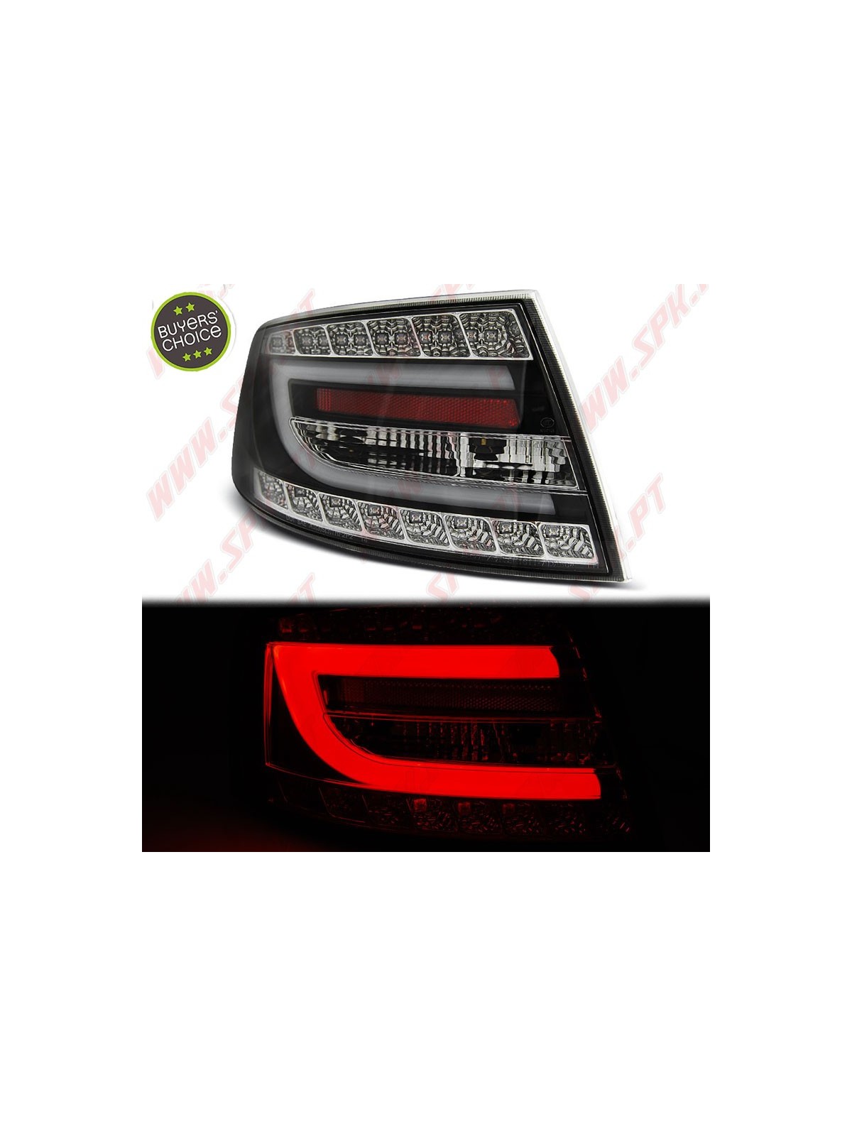 Farolins LED Black - Audi A6 C6 Sedan (2004-2008)