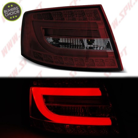 Farolins LED Red+Smoke - Audi A6 C6 Sedan (2004-2008)
