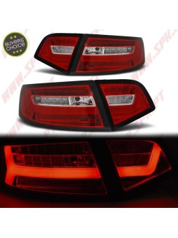 Farolins LED Red+Clear - Audi A6 C6 Sedan (2008-2011)