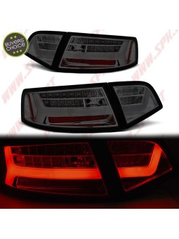 Farolins LED-BAR Smoke+Chrome - Audi A6 C6 Sedan (2008-2011)