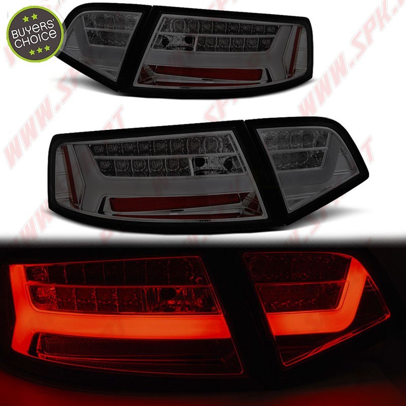 Farolins LED-BAR Smoke+Chrome - Audi A6 C6 Sedan (2008-2011) Farolins LED-BAR Smoke+Chrome - Audi A6 C6 Sedan (2008-2011)