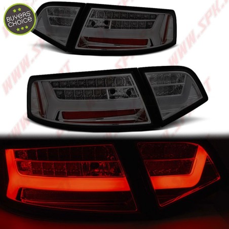 Farolins LED-BAR Smoke+Chrome - Audi A6 C6 Sedan (2008-2011)