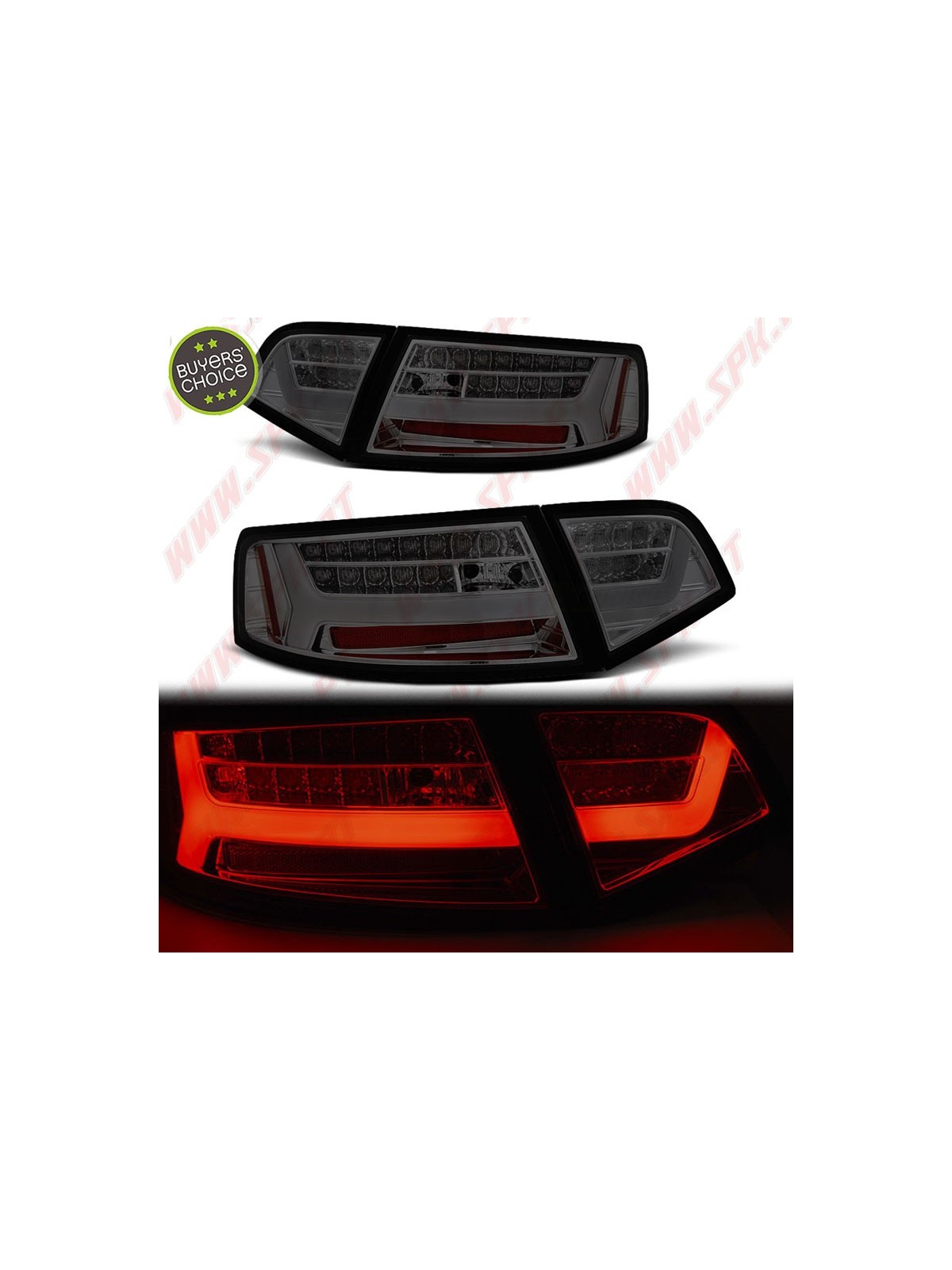 Farolins LED-BAR Smoke+Chrome - Audi A6 C6 Sedan (2008-2011) Farolins LED-BAR Smoke+Chrome - Audi A6 C6 Sedan (2008-2011)