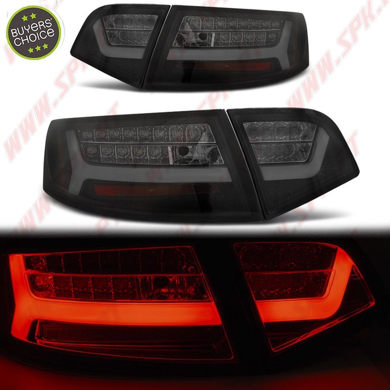 Farolins LED-BAR Smoke+Black - Audi A6 C6 Sedan (2008-2011) Farolins LED-BAR Smoke+Black - Audi A6 C6 Sedan (2008-2011)