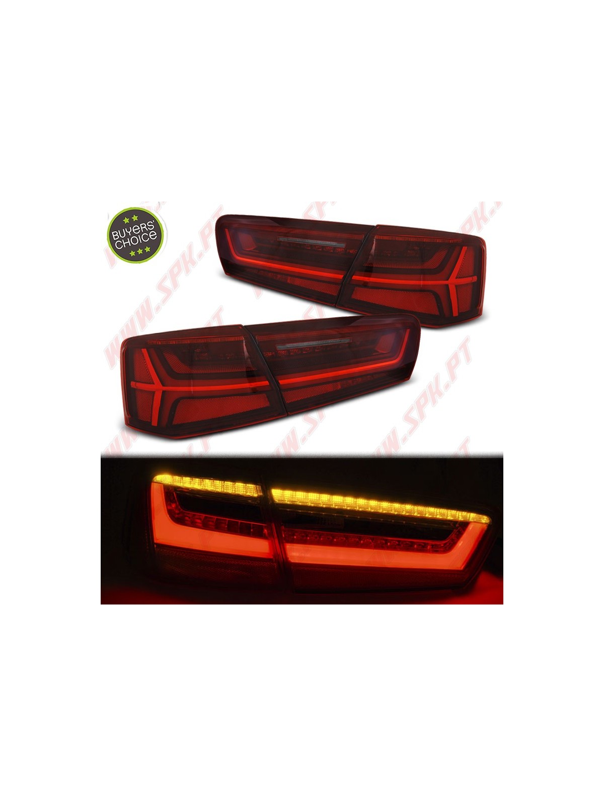 Farolins LED Dark Red - Audi A6 C7 Sedan (2011-2014)