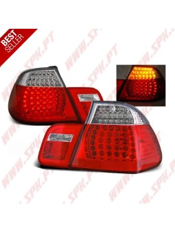 Farolins LED Red+Clear - BMW E46 Sedan (1998-2005)