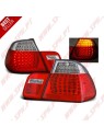 Farolins LED Red+Clear - BMW E46 Sedan (1998-2005) Farolins LED Red+Clear - BMW E46 Sedan (1998-2005)