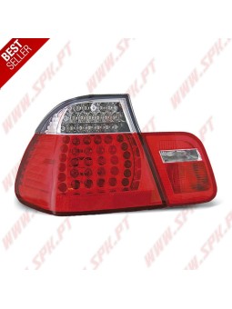Farolins LED Red+Clear - BMW E46 Sedan (1998-2005)