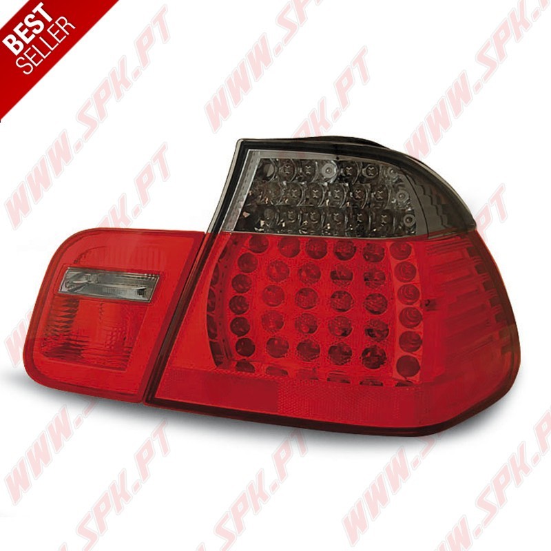 Farolins LED Red+Smoke - BMW E46 Sedan (1998-2005) Farolins LED Red+Smoke - BMW E46 Sedan (1998-2005)