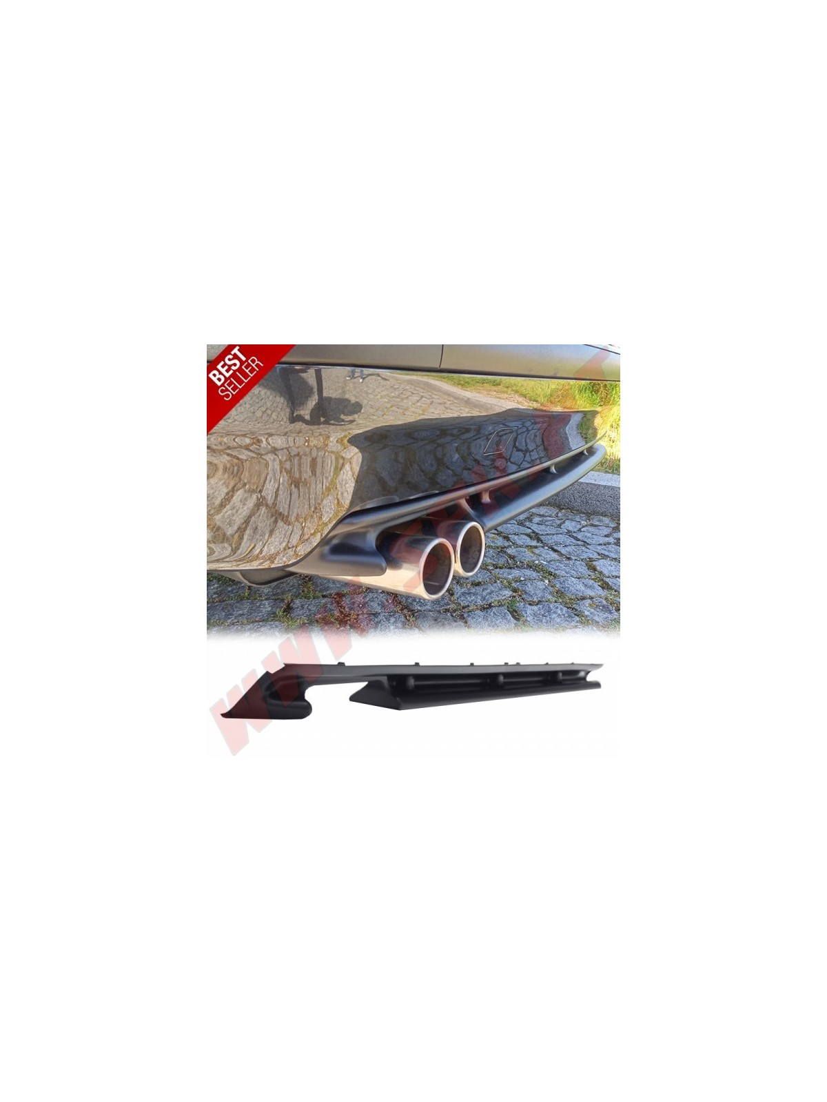 Difusor Traseiro Look M - BMW E36 (1990-1998)