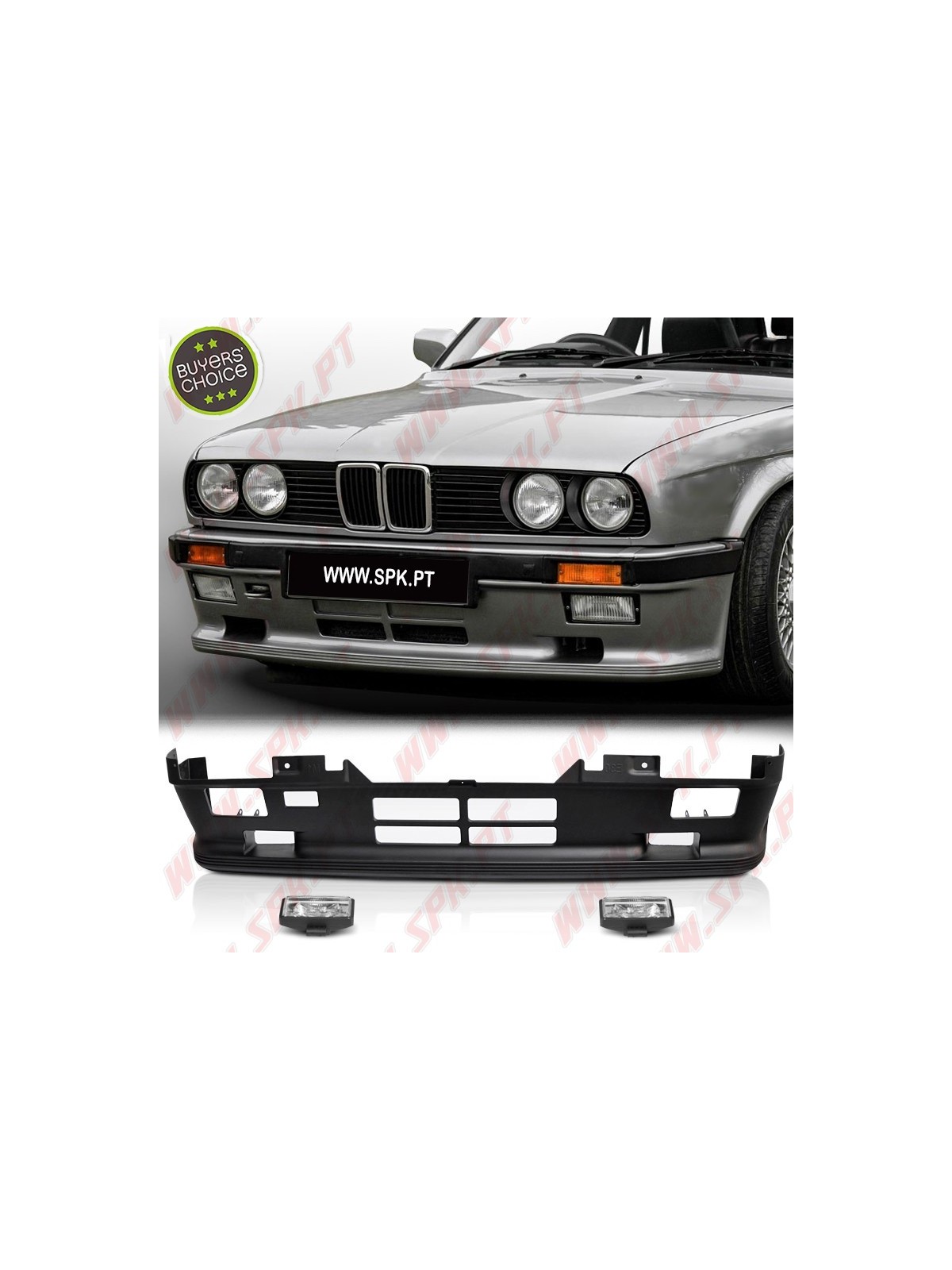 Para-Choques Frontal Look M-Tech 1 - BMW E30 (1982-1990)