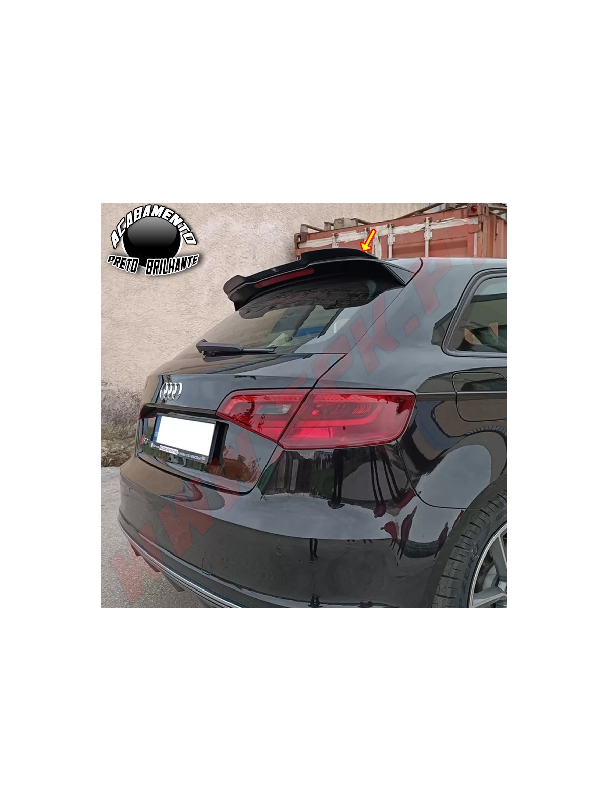 Extensão de Aileron Audi A3 8V S-Line / S3 (2012-2019)
