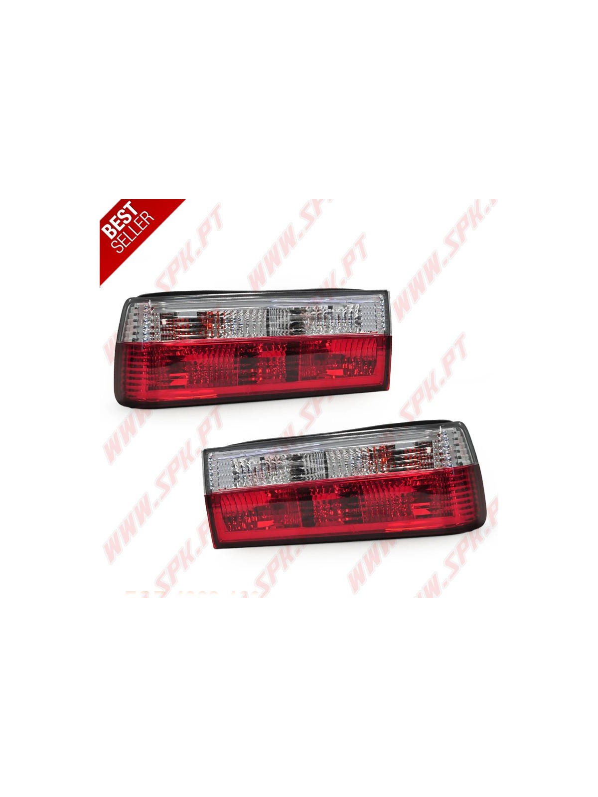Farolins Look Cristal Red+Clear - BMW E30 Sedan / Coupe / Cabrio (1982-1990) Farolins Look Cristal Red+Clear - BMW E30 Sedan / Coupe / Cabrio (1982-1990)