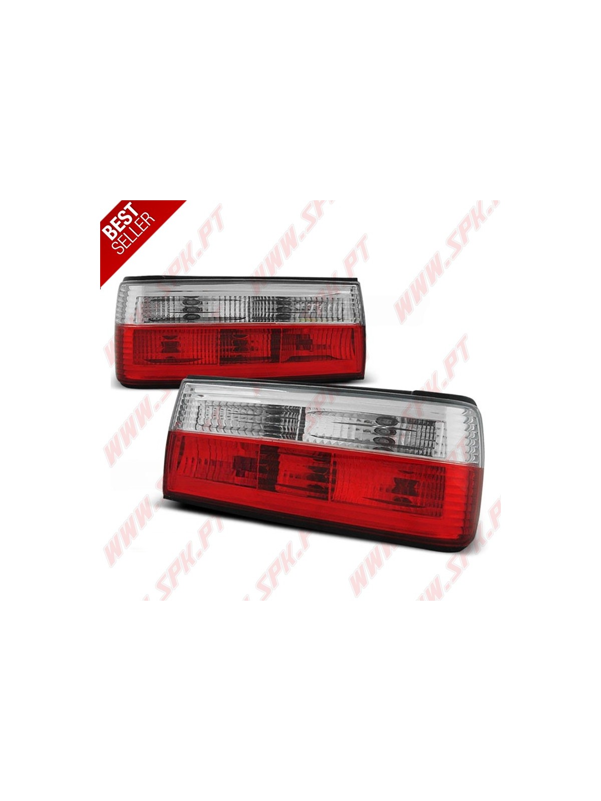 Farolins Look Cristal Red+Clear - BMW E30 Sedan / Coupe / Cabrio / Touring (1987-1994) Farolins Look Cristal Red+Clear - BMW E30 Sedan / Coupe / Cabrio / Touring (1987-1994)