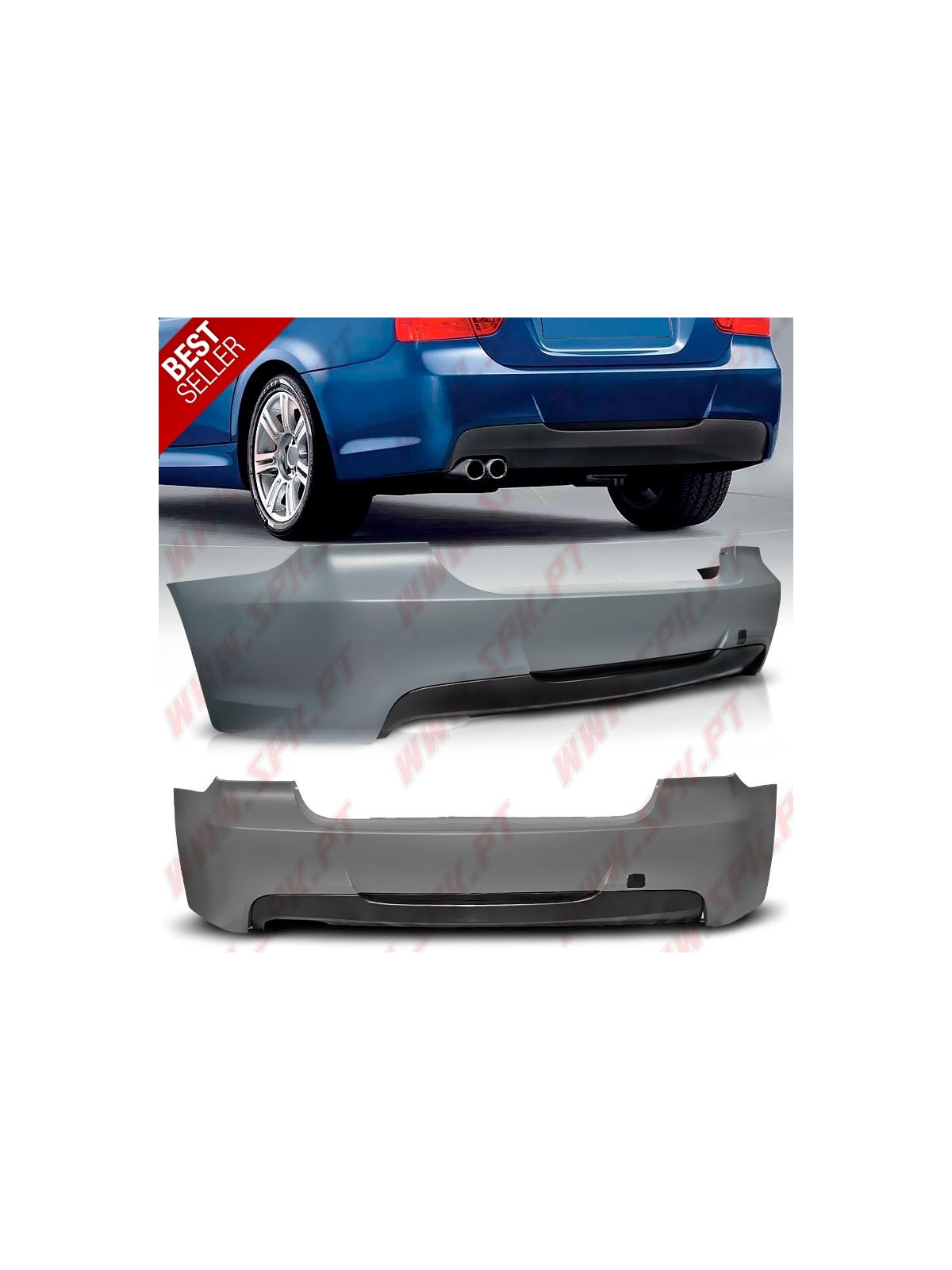 Para-Choques Traseiro Look M - BMW E90 Sedan (2005-2008)