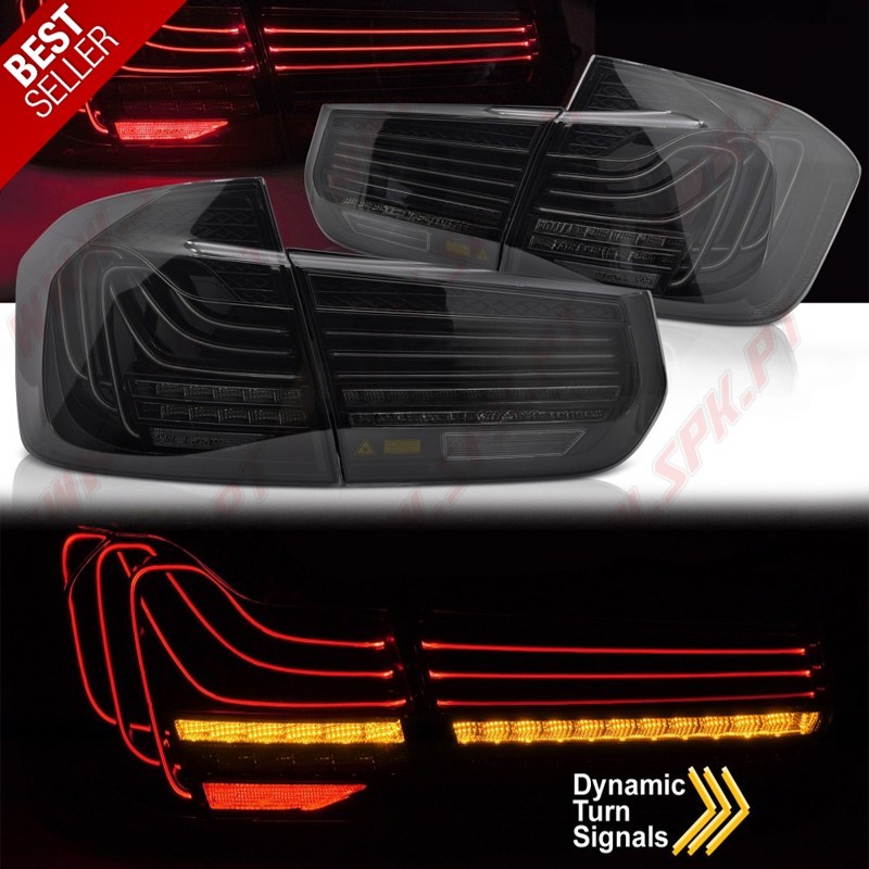 Farolins LASER-LED Smoke - BMW F30 Sedan (2011-2018) Farolins LASER-LED Smoke - BMW F30 Sedan (2011-2018)