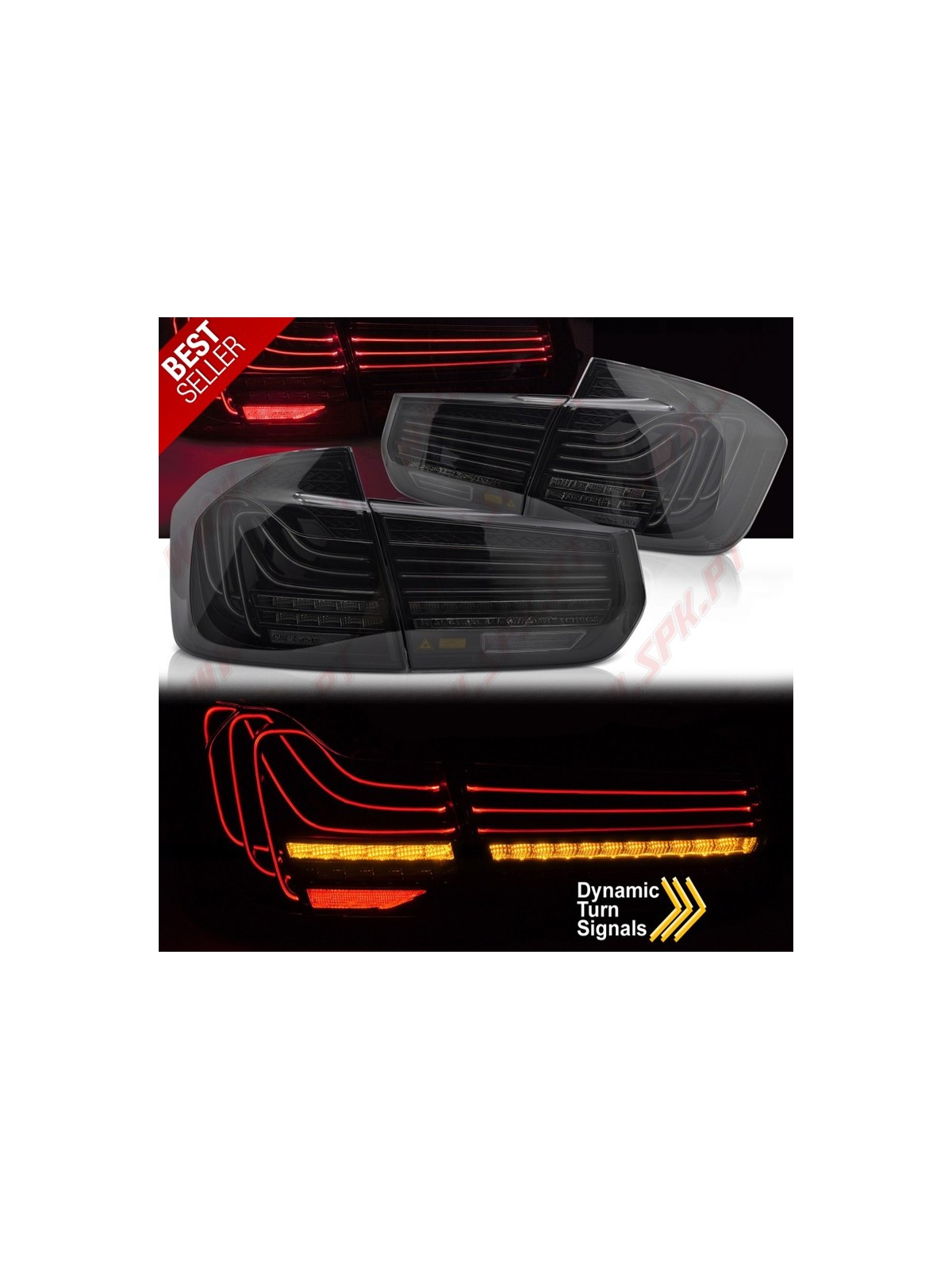 Farolins LASER-LED Smoke - BMW F30 Sedan (2011-2018) Farolins LASER-LED Smoke - BMW F30 Sedan (2011-2018)