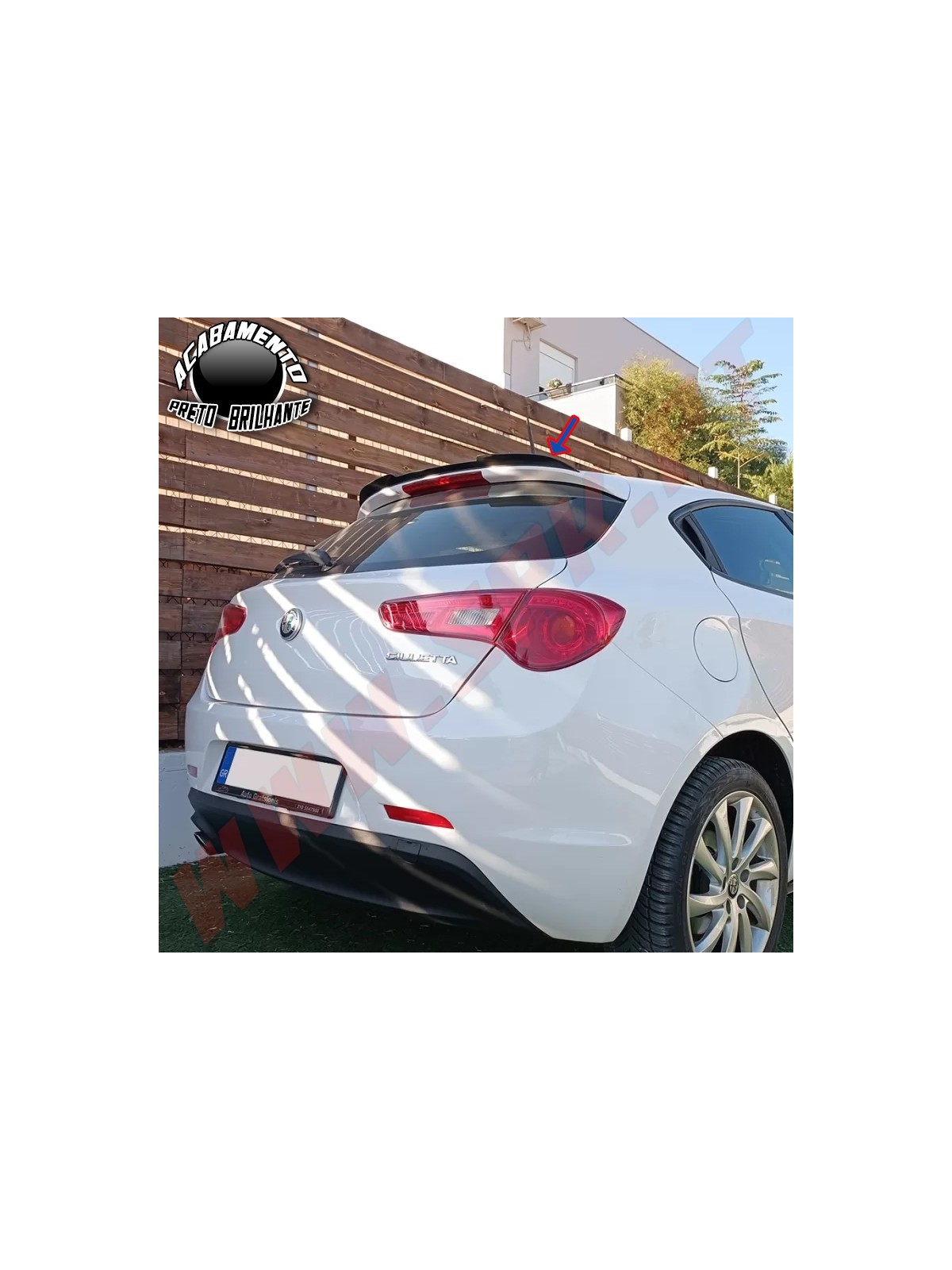 Extensão de Aileron Alfa Romeo Giulietta (2010-2020)