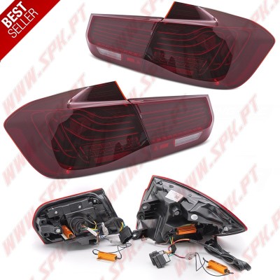 Farolins LASER-LED Dark Red - BMW F30 Sedan (2011-2018)