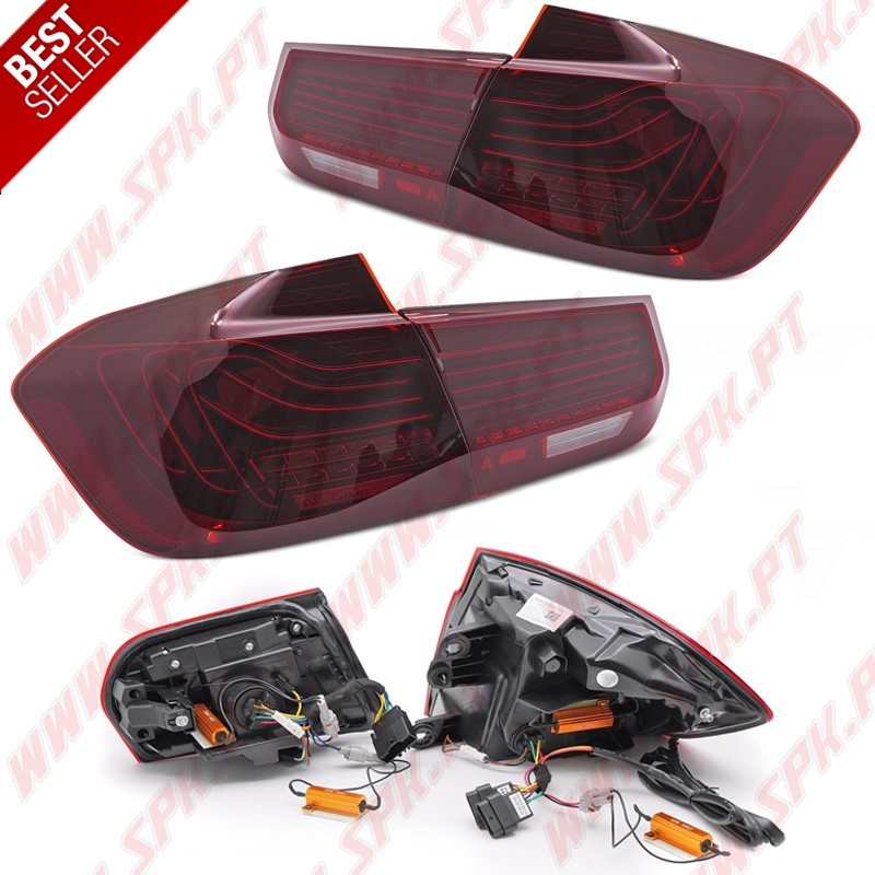 Farolins LASER-LED Dark Red - BMW F30 Sedan (2011-2018)