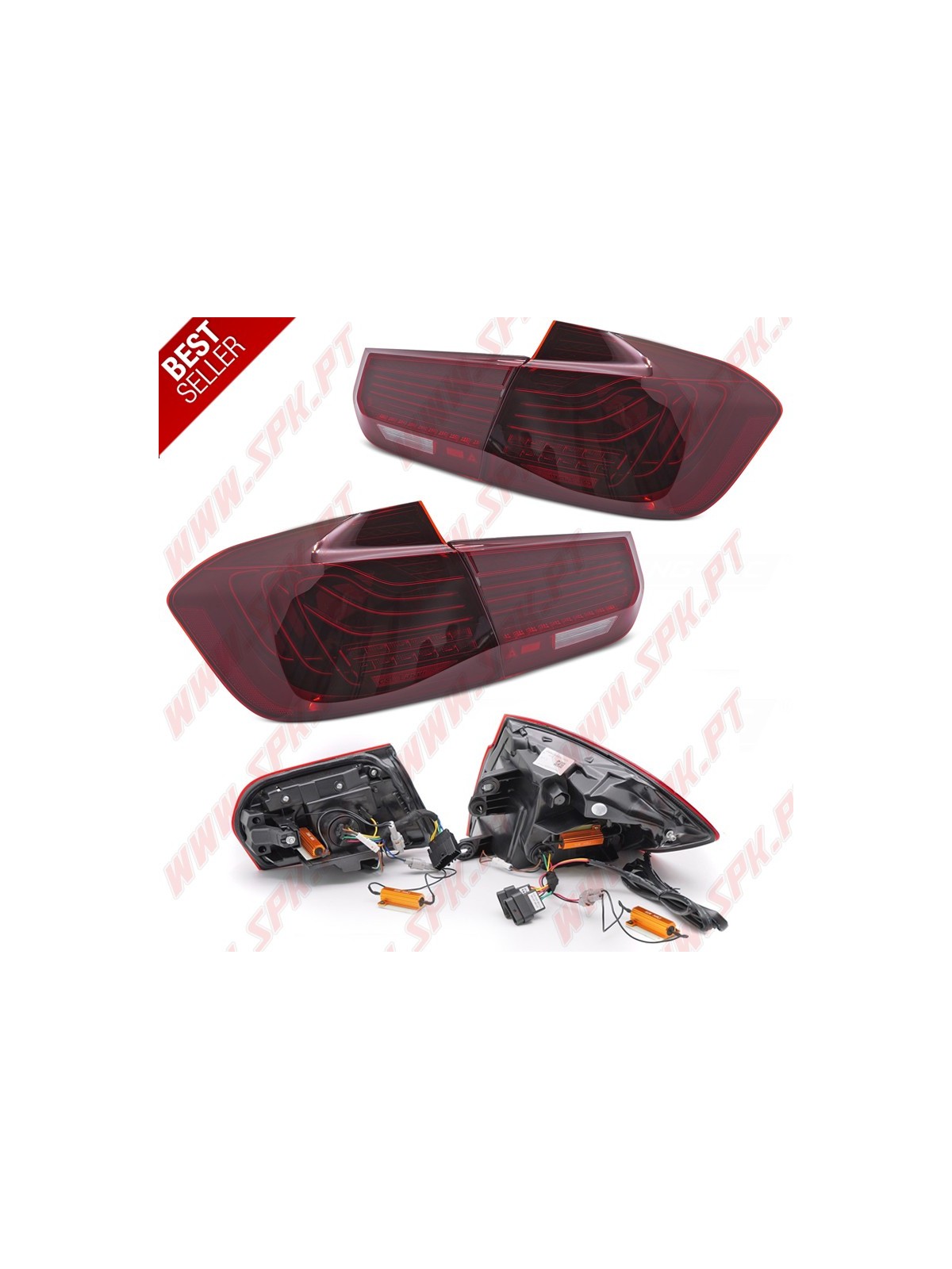 Farolins LASER-LED Dark Red - BMW F30 Sedan (2011-2018)