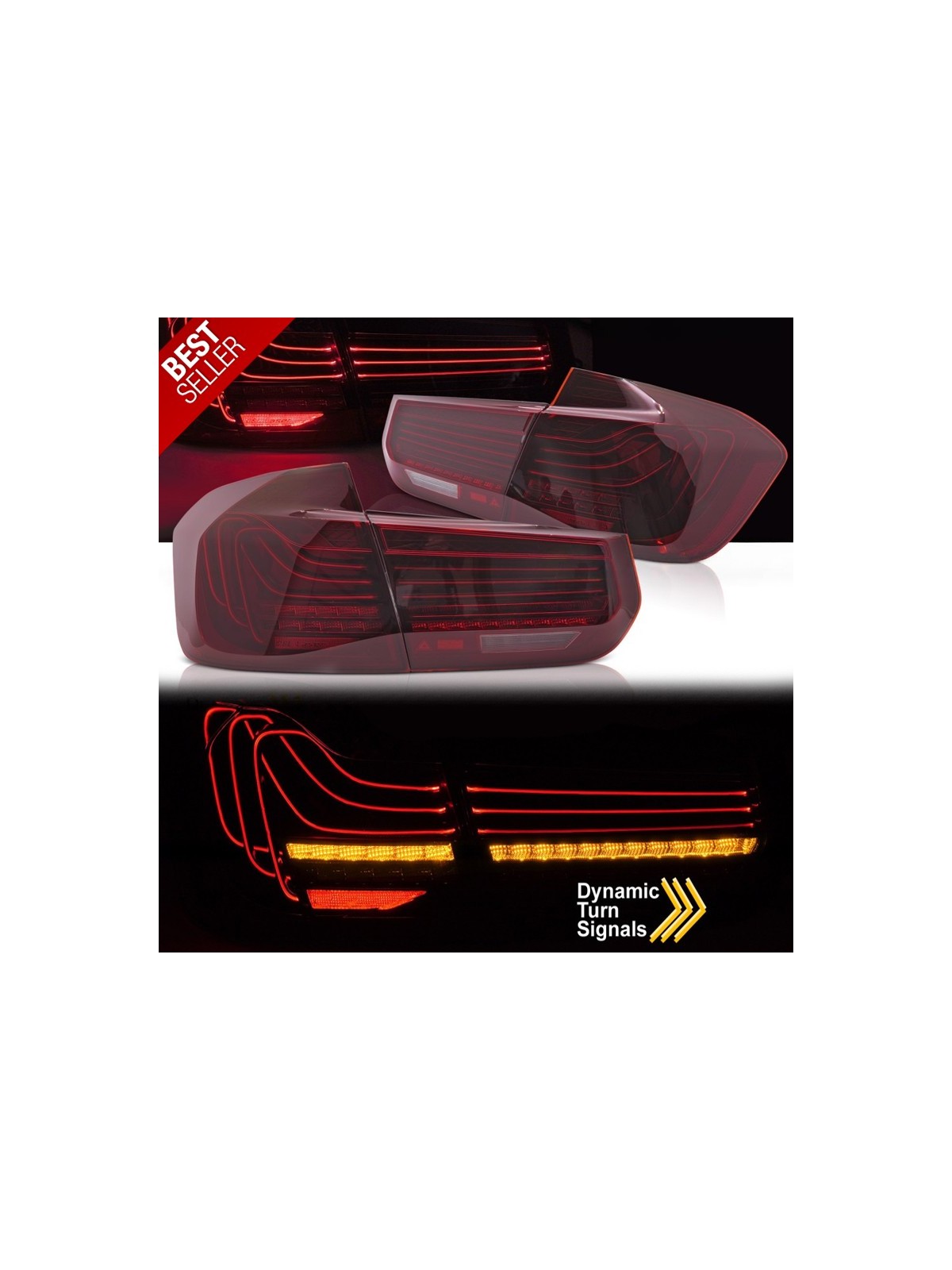 Farolins LASER-LED Dark Red - BMW F30 Sedan (2011-2018)