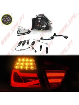 Farolins LED-BAR Red+Clear - BMW E90 Sedan (2005-2008)