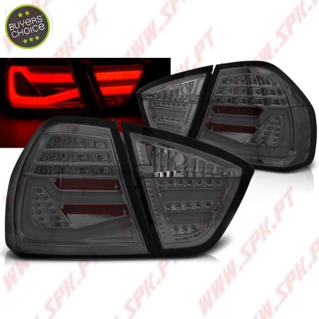 Farolins LED-BAR Chrome+Smoke - BMW E90 Sedan (2005-2008)