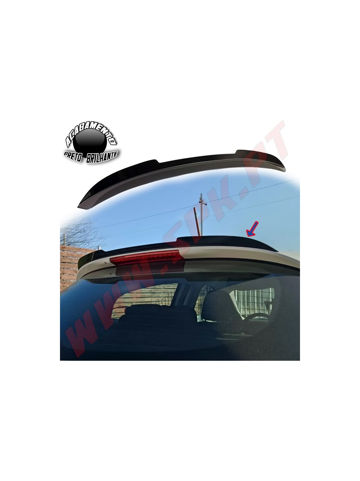 Extensão de Aileron Alfa Romeo Giulietta (2010-2020)