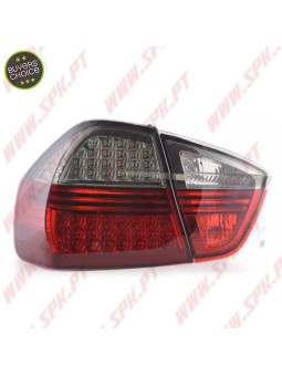 Farolins LED Red+Clear Smoke - BMW E90 Sedan (2005-2008)