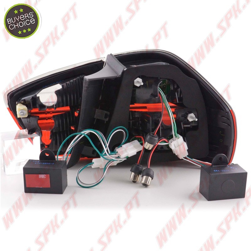 Farolins LED Red+Clear Smoke - BMW E90 Sedan (2005-2008) Farolins LED Red+Clear Smoke - BMW E90 Sedan (2005-2008)
