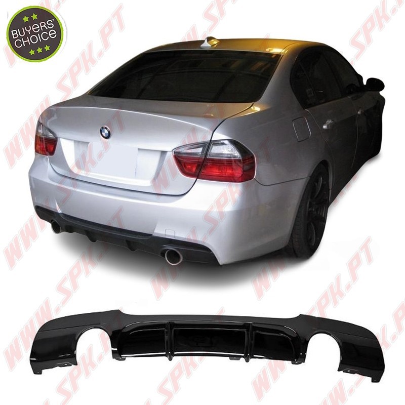 Difusor Traseiro Look M-Performance - BMW E90 / E91 (2005-2011) Difusor Traseiro Look M-Performance - BMW E90 / E91 (2005-2011)