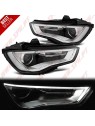 Faróis Tube-DRL Black - Audi A3 8V (2012-2016) Faróis Tube-DRL Black - Audi A3 8V (2012-2016)