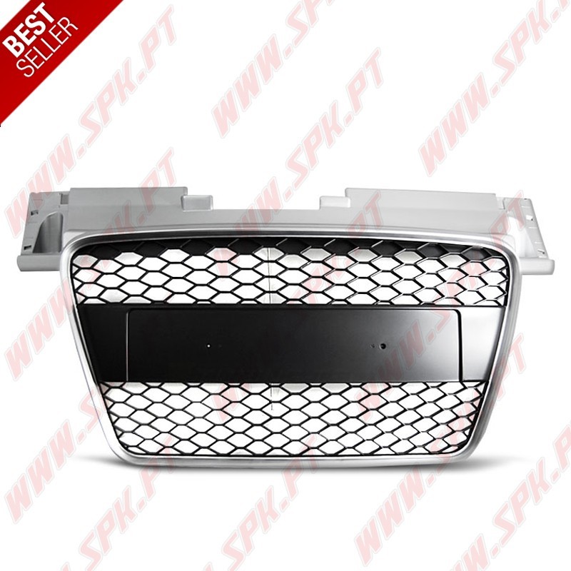 Grelha Frontal Look RS Silver - Audi TT 8J (2006-2014) Grelha Frontal Look RS Silver - Audi TT 8J (2006-2014)