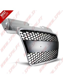 Grelha Frontal Look RS Silver - Audi TT 8J (2006-2014)