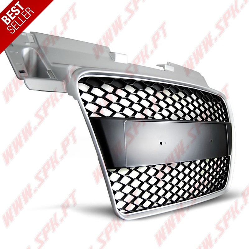 Grelha Frontal Look RS Silver - Audi TT 8J (2006-2014) Grelha Frontal Look RS Silver - Audi TT 8J (2006-2014)