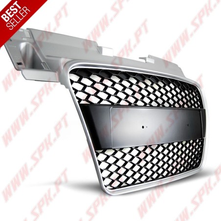 Grelha Frontal Look RS Silver - Audi TT 8J (2006-2014)