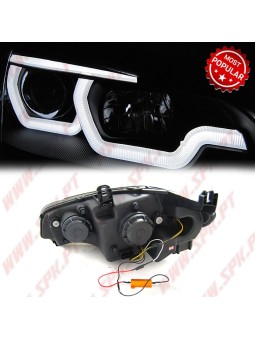 Faróis Tube-Light 3D - Black - BMW X5 E70 (2007-2013)
