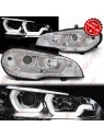 Faróis Tube-Light 3D - Chrome - BMW X5 E70 (2007-2013)