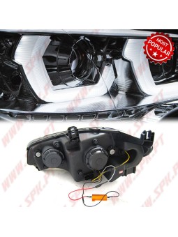 Faróis Tube-Light 3D - Chrome - BMW X5 E70 (2007-2013)