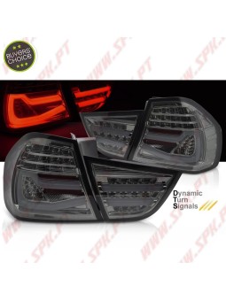 Farolins LED-BAR Chrome+Smoke - BMW E90 LCI Sedan (2009-2011)