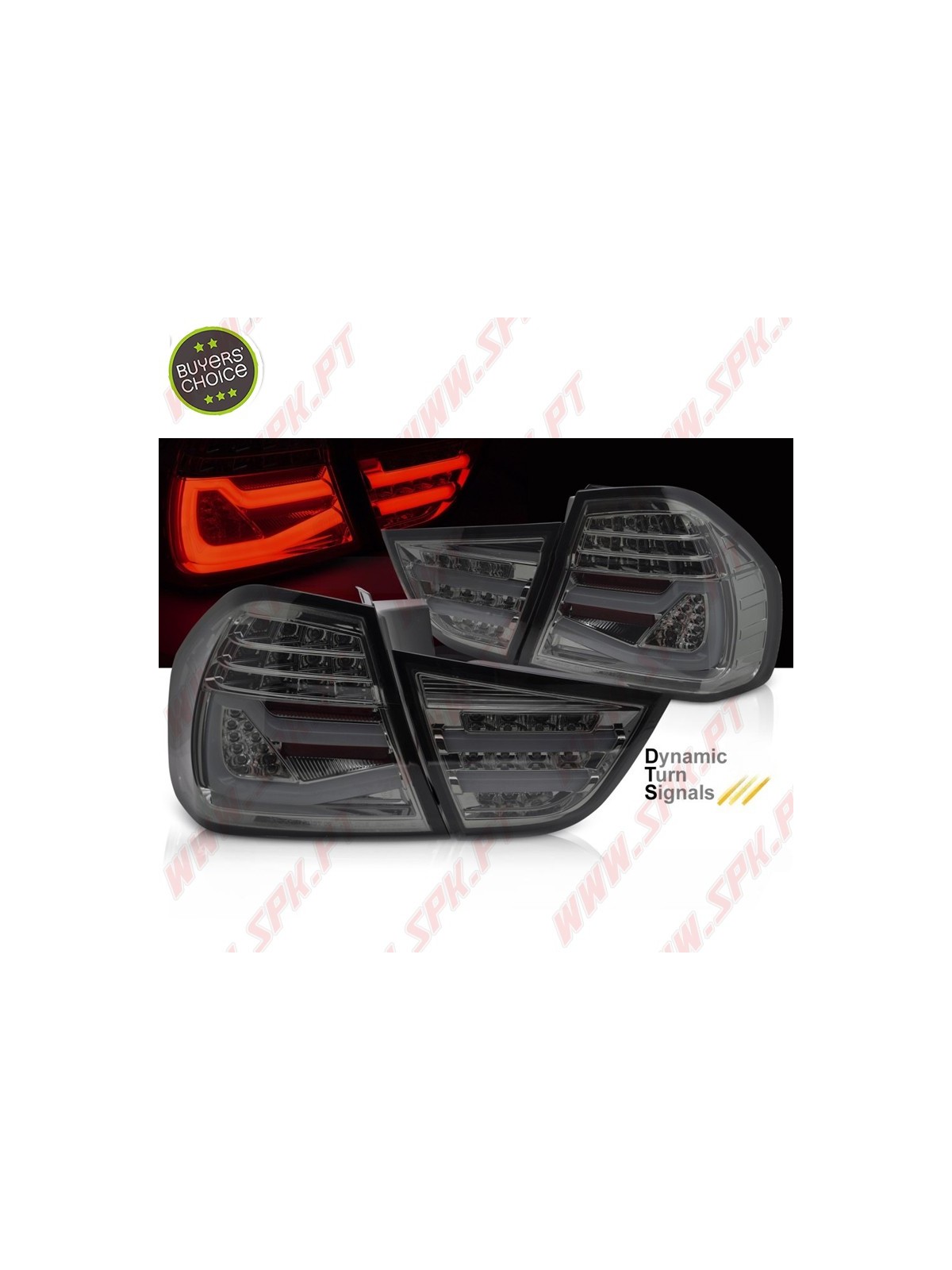 Farolins LED-BAR Chrome+Smoke - BMW E90 LCI Sedan (2009-2011) Farolins LED-BAR Chrome+Smoke - BMW E90 LCI Sedan (2009-2011)