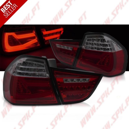 Farolins LED-BAR Red+Smoke - BMW E90 LCI Sedan (2009-2011)