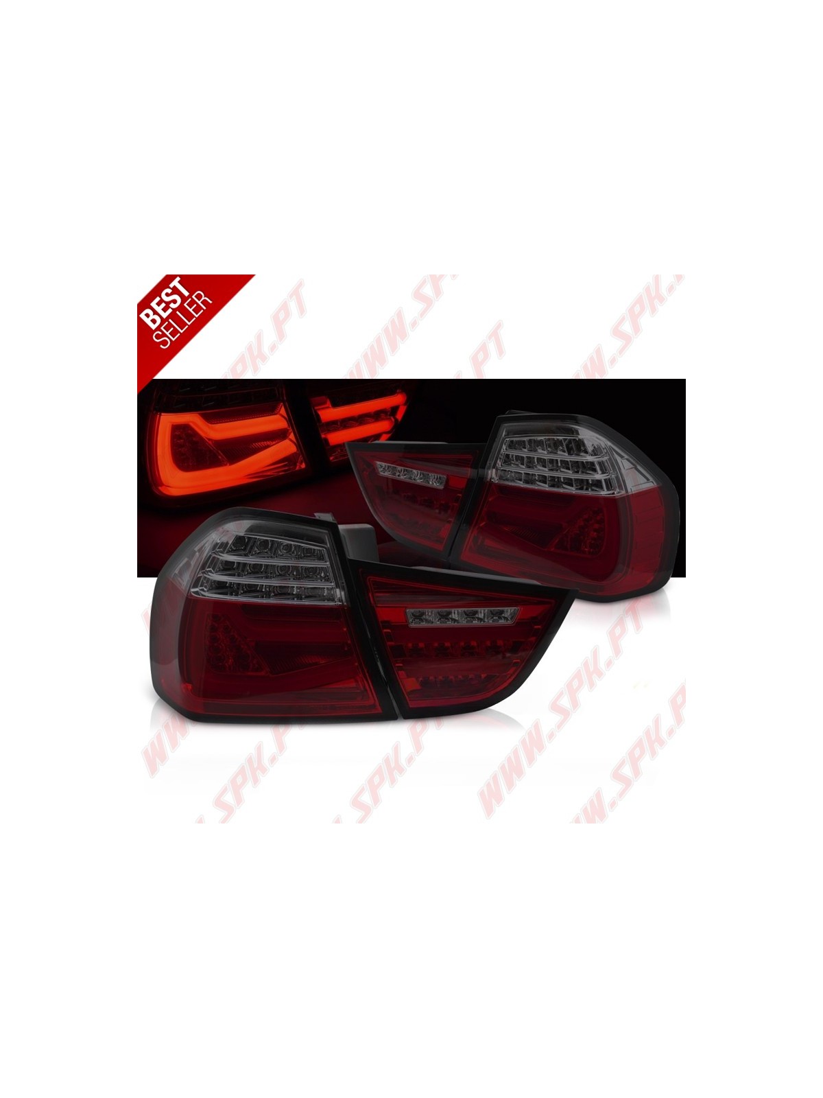 Farolins LED-BAR Red+Smoke - BMW E90 LCI Sedan (2009-2011)