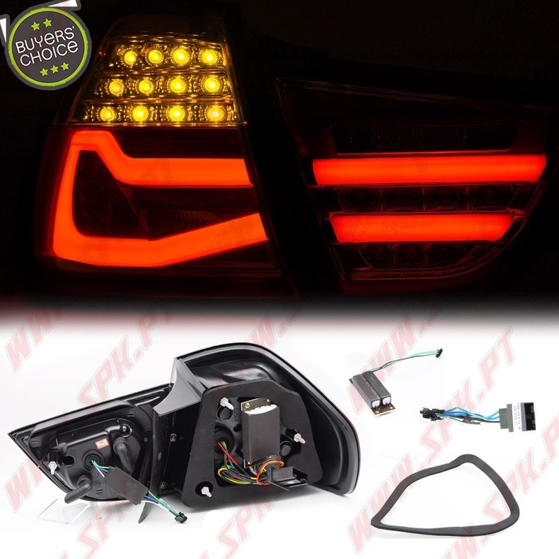 Farolins LED-BAR Red+Smoke - BMW E90 LCI Sedan (2009-2011)