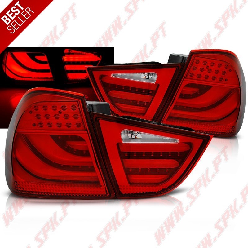 Farolins LED-BAR Red - BMW E90 LCI Sedan (2009-2011) Farolins LED-BAR Red - BMW E90 LCI Sedan (2009-2011)