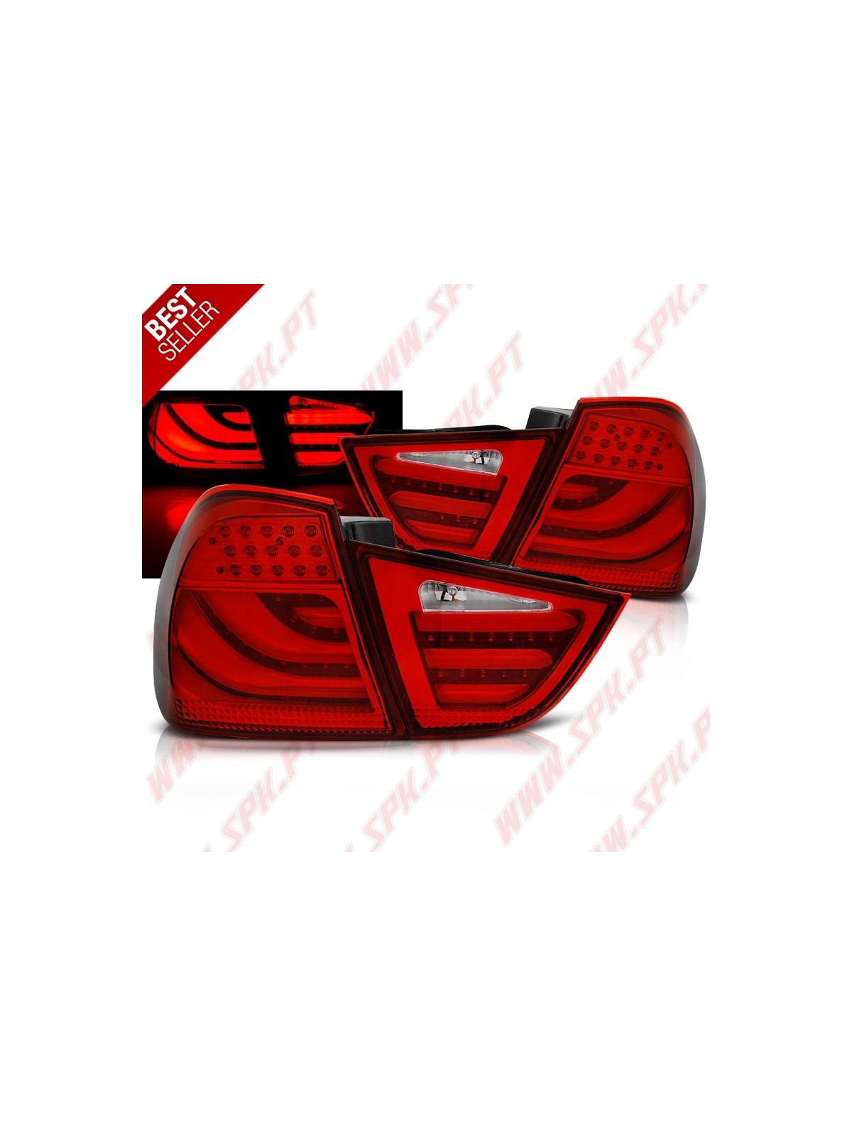 Farolins LED-BAR Red - BMW E90 LCI Sedan (2009-2011) Farolins LED-BAR Red - BMW E90 LCI Sedan (2009-2011)