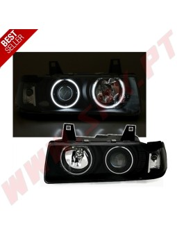 Faróis Angel Eyes CCFL - BMW E36 Sedan / Touring / Compact (1990-1998)