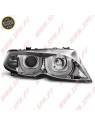 Faróis Angel Eyes 3D Chrome - BMW E46 Sedan / Touring (2001-2005) Faróis Angel Eyes 3D Chrome - BMW E46 Sedan / Touring (2001-2005)